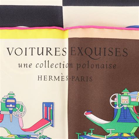 hermes voitures exquises|Hermès Voitures Exquises Silk Scarf .